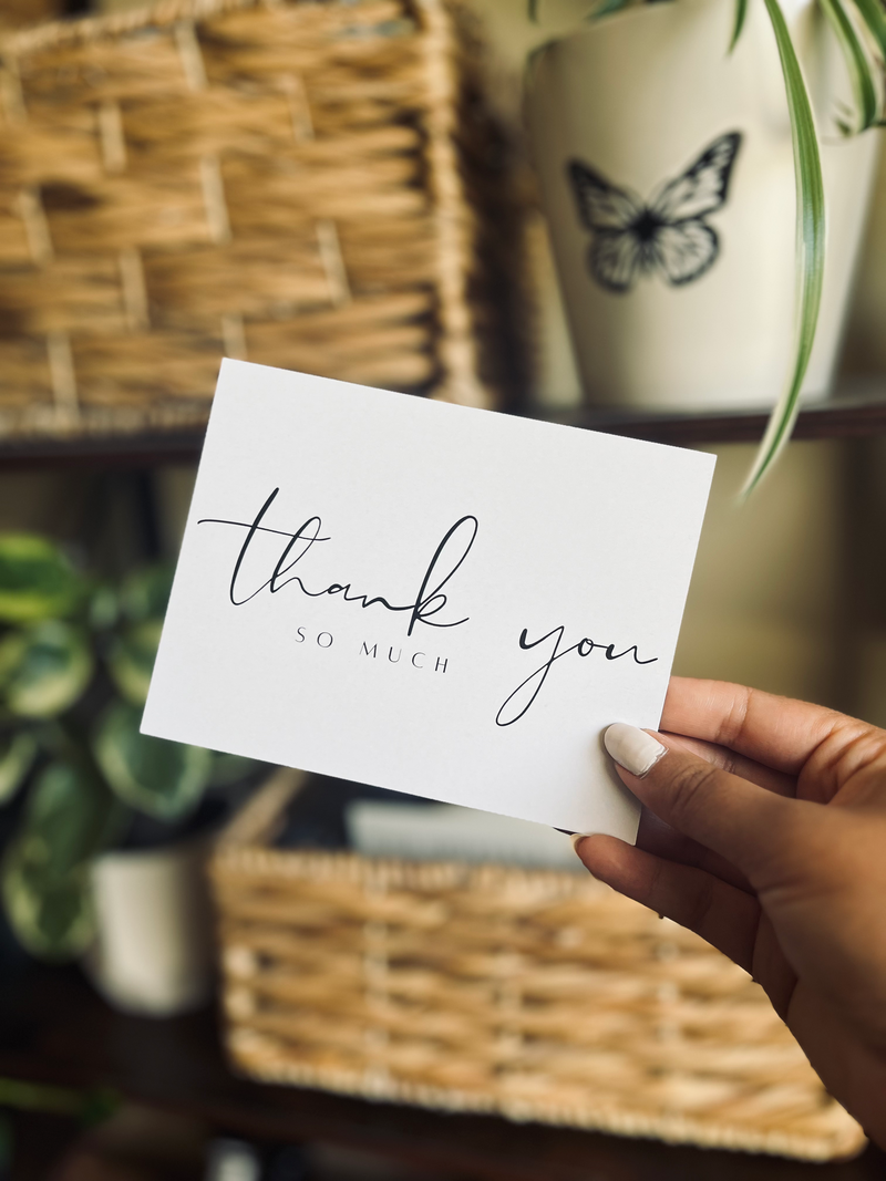 "Thank You" Card