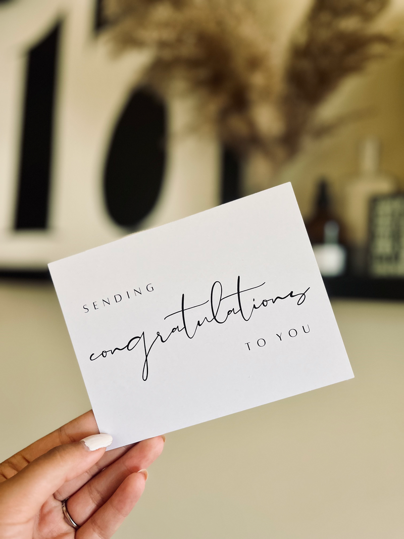 "Congratulations" Card