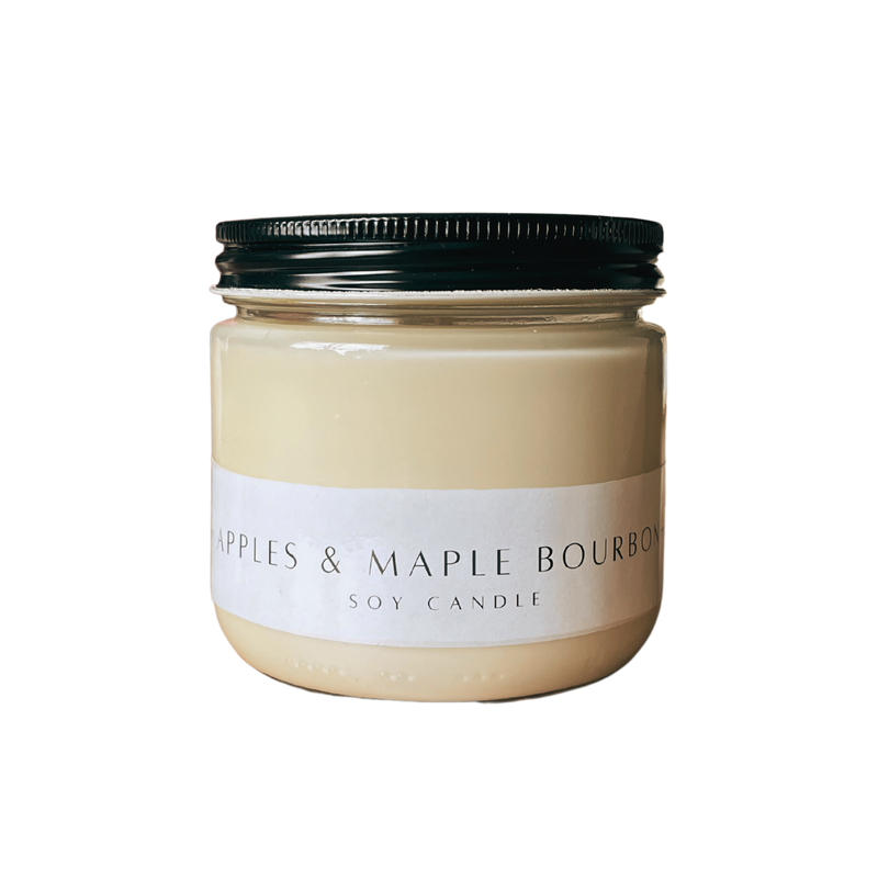 Apples & Maple Bourbon Scented Candle