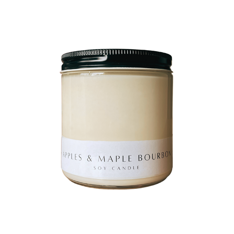 Apples & Maple Bourbon Scented Candle