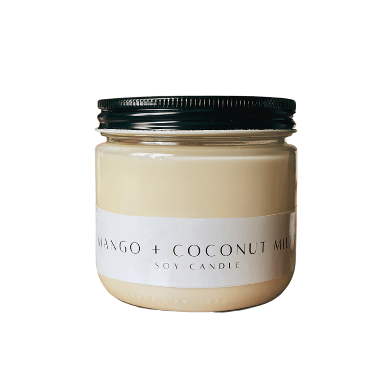 Mango + Coconut Milk Scented Candle