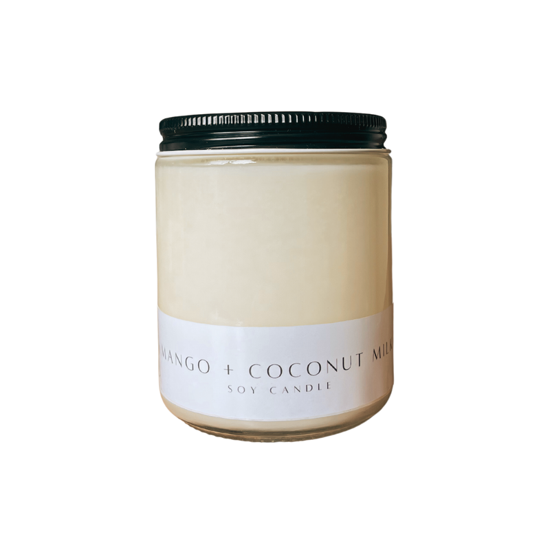 Mango + Coconut Milk Scented Candle