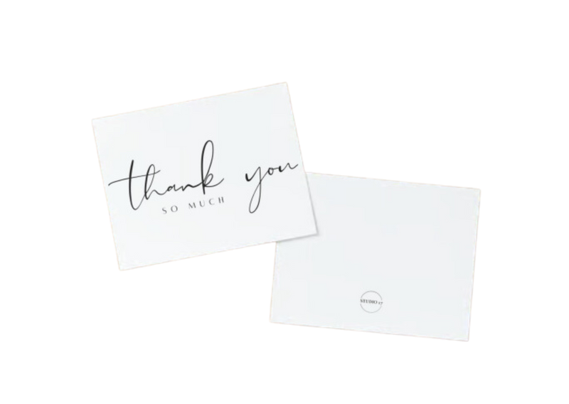"Thank You" Card