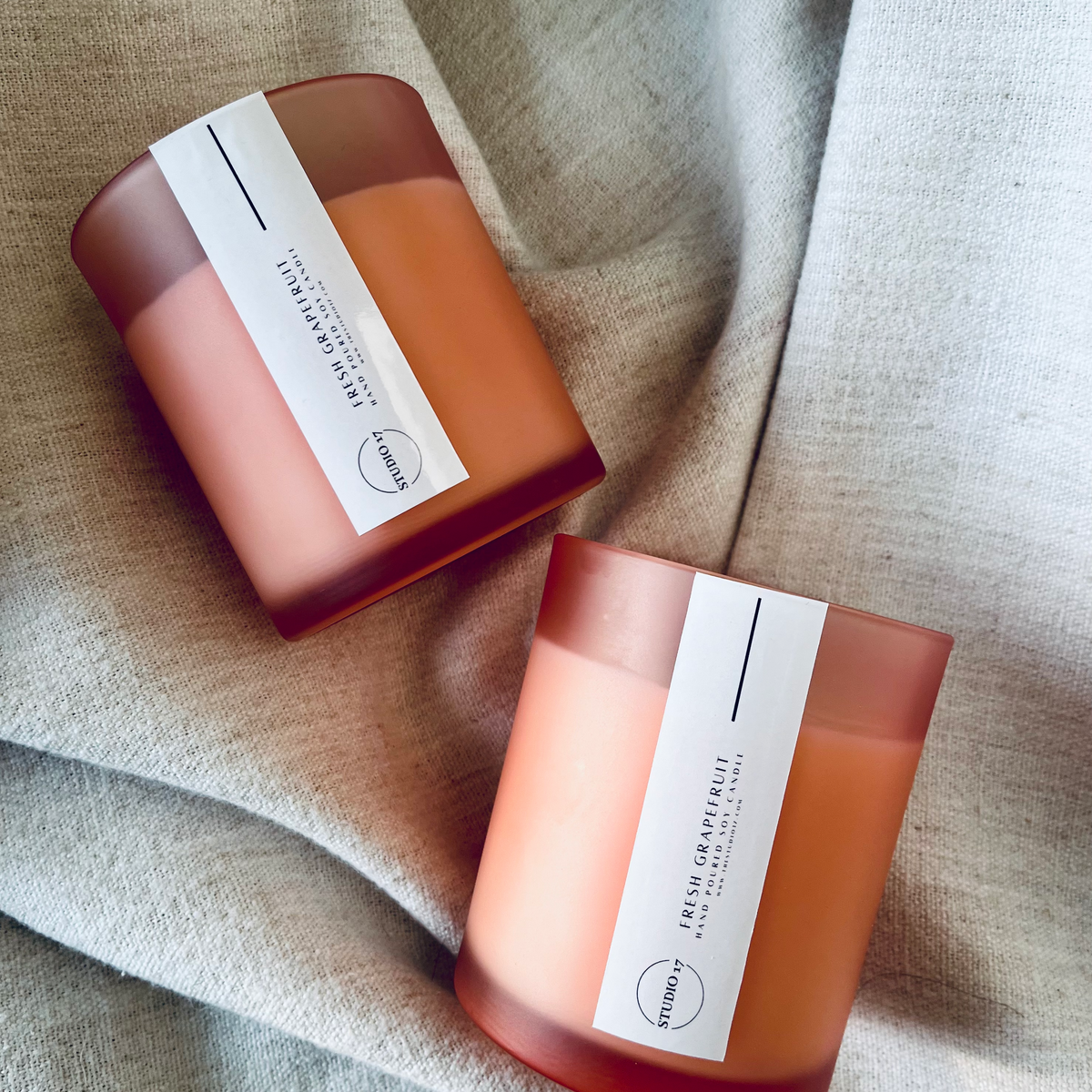 Fresh Grapefruit Scented Candle