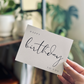 "Happy Birthday" Card