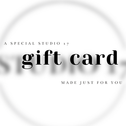 STUDIO 17 Gift Card