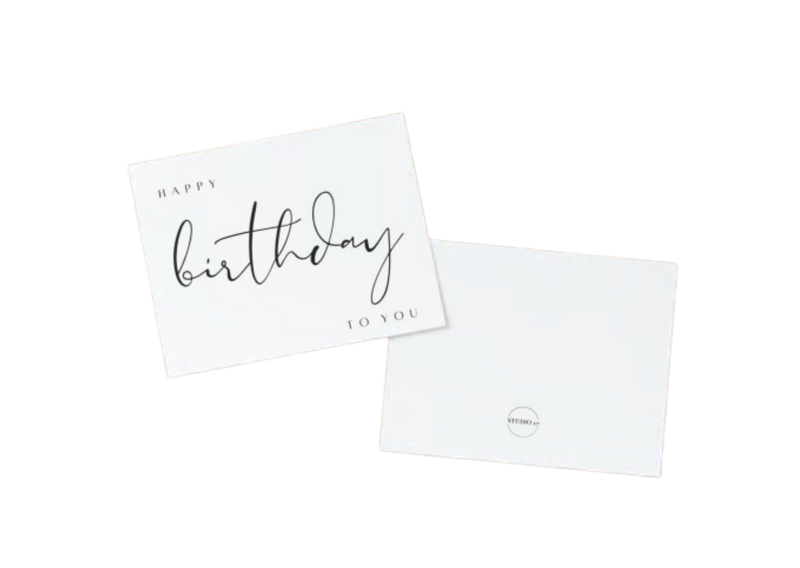 "Happy Birthday" Card