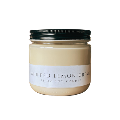 Whipped Lemon Crème Scented Candle
